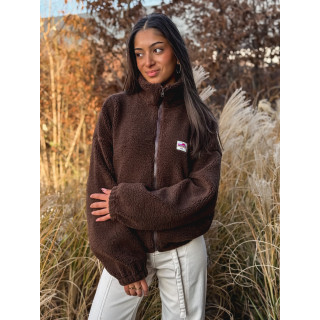 Gilet teddy Pinta - Chocolat