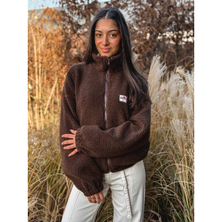 Gilet teddy Pinta - Chocolat