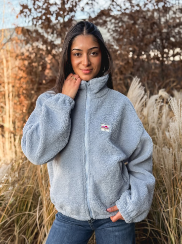 Gilet teddy Pinta - Bleu ciel