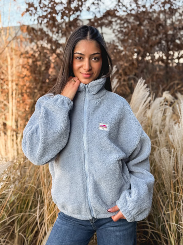 Gilet teddy Pinta - Bleu ciel