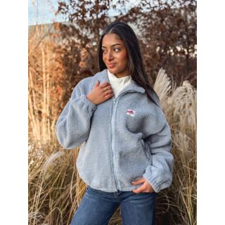 Gilet teddy Pinta - Bleu ciel