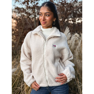 Gilet teddy Pinta - Ecru