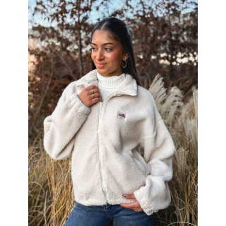 Gilet teddy Pinta - Ecru