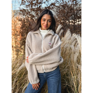 Gilet teddy Pinta - Taupe