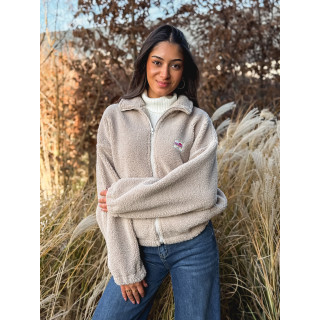 Gilet teddy Pinta - Taupe