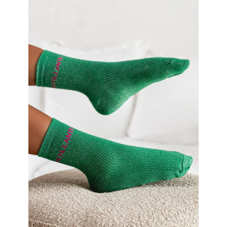 Chaussettes "Petillante" - Vert/Rose