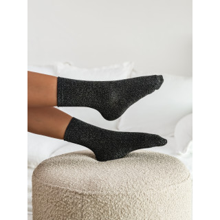 Chaussettes pailletées Limane - Noir