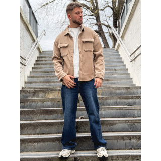 Chemise côtelé Rémi - Beige