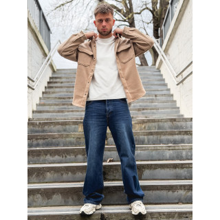 Chemise côtelé Rémi - Beige