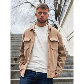 Chemise côtelé Rémi - Beige