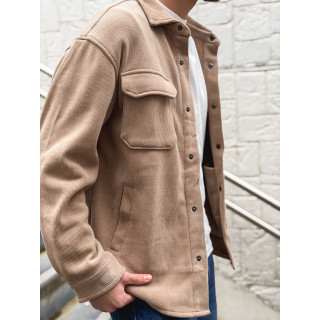 Chemise côtelé Rémi - Beige