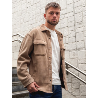 Chemise côtelé Rémi - Beige