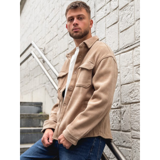 Chemise côtelé Rémi - Beige