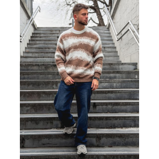 Pull à motifs Moscou - Beige