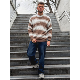 Pull à motifs Moscou - Beige