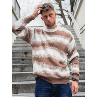 Pull à motifs Moscou - Beige