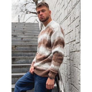 Pull à motifs Moscou - Beige