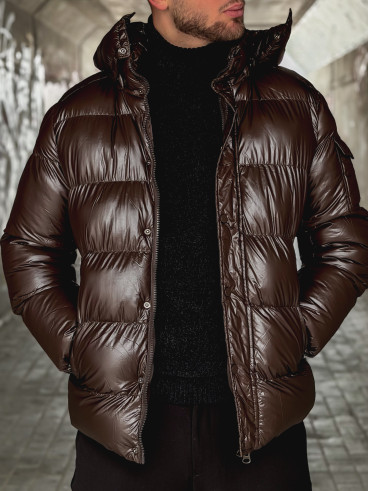 Doudoune matelassée Loucas - Chocolat