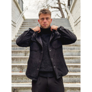 Chemise côtelé Rémi - Noir