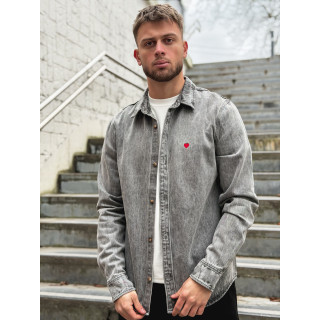 Chemise en jeans Darius - Gris