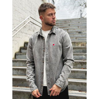 Chemise en jeans Darius - Gris