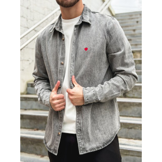 Chemise en jeans Darius - Gris