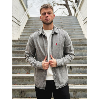 Chemise en jeans Darius - Gris