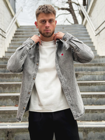 Chemise en jeans Darius - Gris