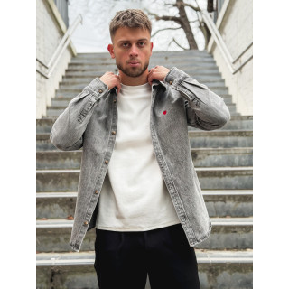 Chemise en jeans Darius - Gris