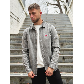 Chemise en jeans Darius - Gris