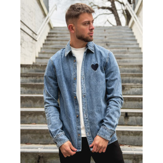 Chemise en jeans Logan - Bleu