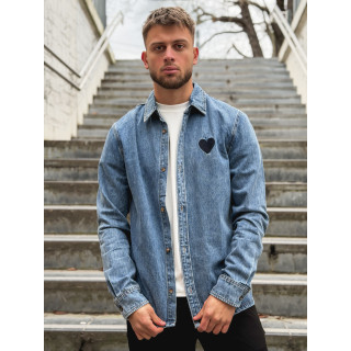 Chemise en jeans Logan - Bleu