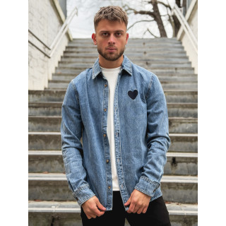 Chemise en jeans Logan - Bleu