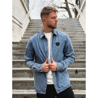 Chemise en jeans Logan - Bleu