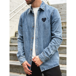 Chemise en jeans Logan - Bleu