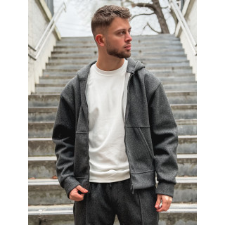 Gilet à capuche Milo - Gris antracite