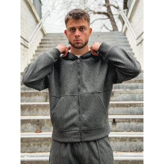 Gilet à capuche Milo - Gris antracite