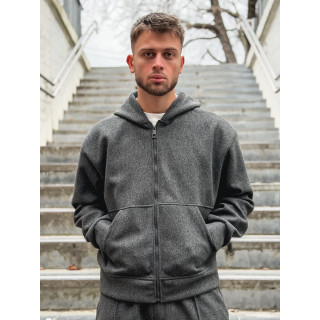 Gilet à capuche Milo - Gris antracite