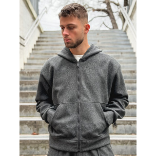 Gilet à capuche Milo - Gris antracite