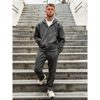 Gilet à capuche Milo - Gris antracite