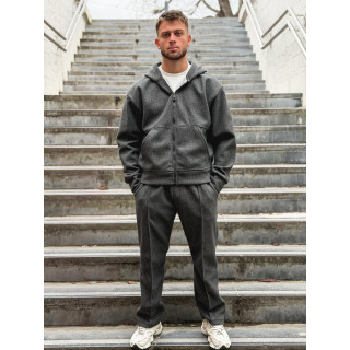 Gilet à capuche Milo - Gris antracite