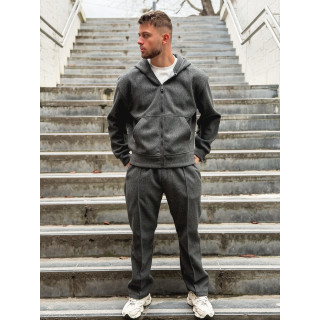 Gilet à capuche Milo - Gris antracite