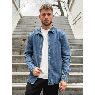 Chemise en jeans Darius - Bleu