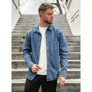 Chemise en jeans Darius - Bleu