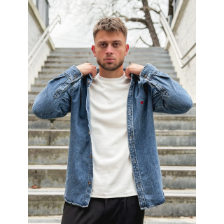 Chemise en jeans Darius - Bleu