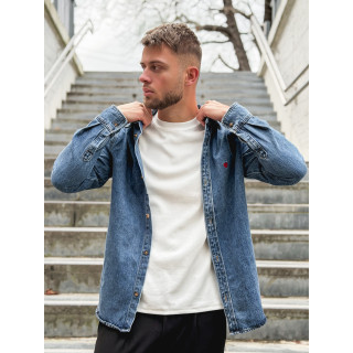 Chemise en jeans Darius - Bleu