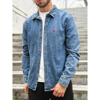 Chemise en jeans Darius - Bleu