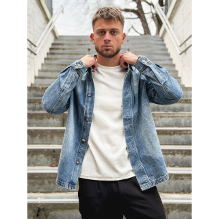 Chemise en jeans Micka - Bleu