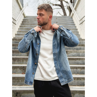 Chemise en jeans Micka - Bleu