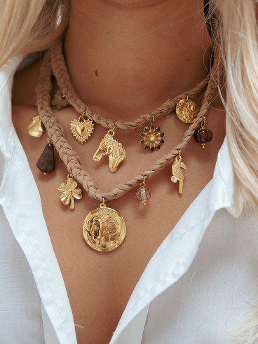 Collier Rodeo - Doré